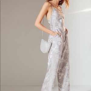Urban Outfitters Lily Jacquard Jumpsuit